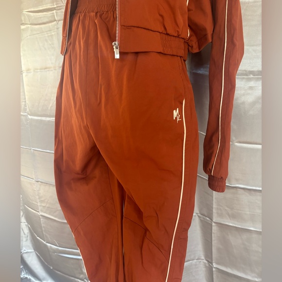 HOUSE OF CB sister brand MISTRESS ROCKS Brown Rust Tracksuit sporty chic - Picture 3 of 7